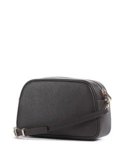 Jet Set Small Umhängetasche genarbtes Rindsleder dunkelbraun