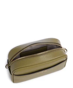 Jet Set Small Umhängetasche genarbtes Rindsleder olivgrün