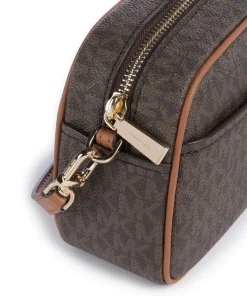 Jet Set Small Umhängetasche Lederimitat dunkelbraun