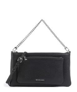 Jet Set Umhängetasche genarbtes Rindsleder schwarz