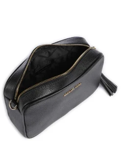 Jet Set Umhängetasche genarbtes Rindsleder schwarz