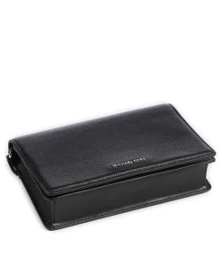 Jet Set Umhängetasche genarbtes Rindsleder schwarz