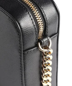 Jet Set Umhängetasche genarbtes Rindsleder schwarz