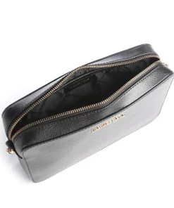 Jet Set Umhängetasche genarbtes Rindsleder schwarz