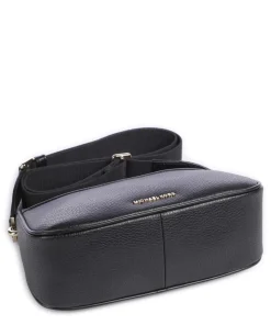 Jet Set Umhängetasche genarbtes Rindsleder schwarz