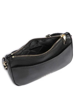 Jet Set Umhängetasche genarbtes Rindsleder schwarz