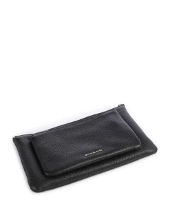 Jet Set Umhängetasche genarbtes Rindsleder schwarz