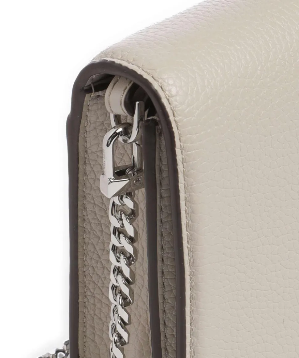 Jet Set Umhängetasche genarbtes Leder sand