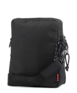 Jhin Umhängetasche recyceltes Polyester schwarz