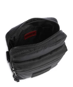 Jhin Umhängetasche recyceltes Polyester schwarz