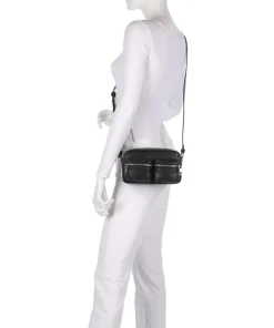 Jil Goat Leather S Umhängetasche Ziegenleder schwarz