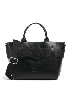 Jimsa Handtasche Lederimitat schwarz