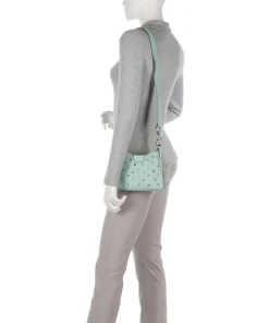Joan Umhängetasche genarbtes Ziegenleder mintgrün