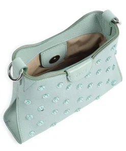 Joan Umhängetasche genarbtes Ziegenleder mintgrün