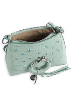 Joan Umhängetasche genarbtes Ziegenleder mintgrün