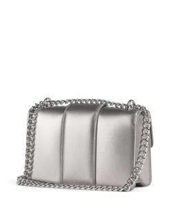 Jodie S Schultertasche Lederimitat silber