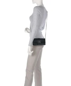 Jodie Umhängetasche Lederimitat schwarz