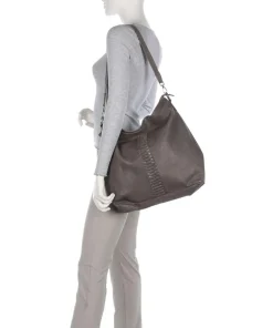 Johannesgasse 2 Beuteltasche genarbtes Rindsleder taupe