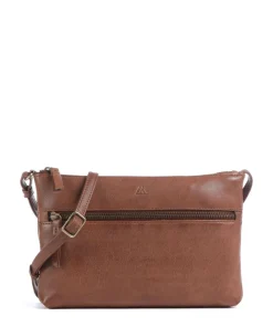 Jolie Umhängetasche fein genarbtes Rindsleder braun