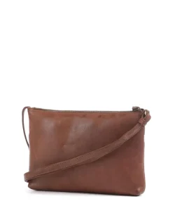 Jolie Umhängetasche fein genarbtes Rindsleder braun