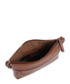 Jolie Umhängetasche fein genarbtes Rindsleder braun