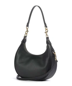 Jonie 22 Schultertasche fein genarbtes Leder schwarz