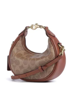 Jonie Umhängetasche Canvas braun/beige