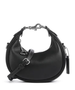 Jonie Umhängetasche fein genarbtes Leder schwarz