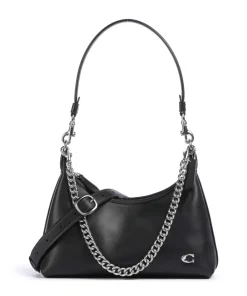 Juliet 25 Schultertasche Rindsleder schwarz