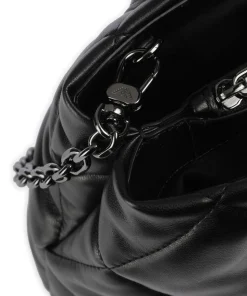 Juliet Handtasche Lederimitat schwarz