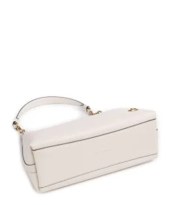 Juliet Schultertasche fein genarbtes Leder elfenbein