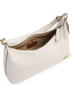 Juliet Schultertasche fein genarbtes Leder elfenbein