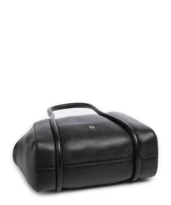 Juliette S Handtasche genarbtes Rindsleder schwarz