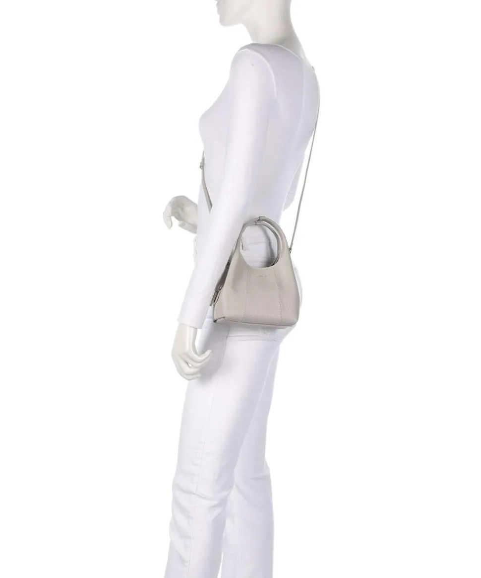 Juliette Umhängetasche genarbtes Rindsleder hellgrau