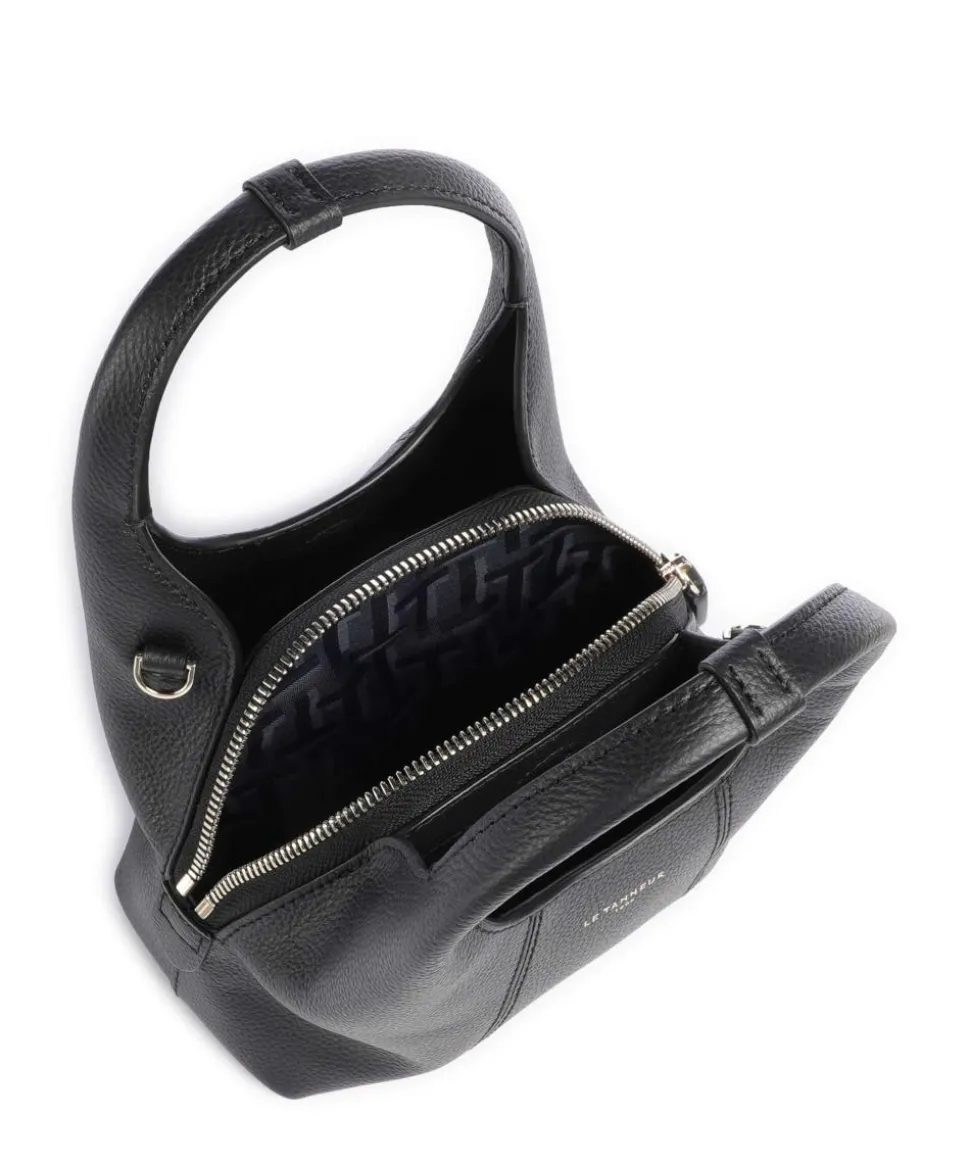 Juliette Umhängetasche genarbtes Rindsleder schwarz