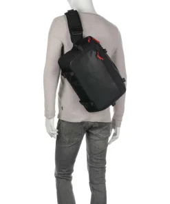 Kadet Max Gürteltasche 15″ recyceltes Nylon schwarz