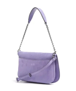 Kaleido Clara Schultertasche aufgerautes Leder violett