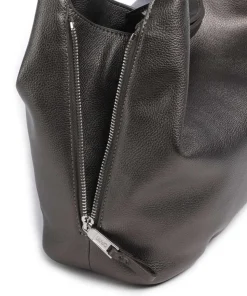 Kaliska M Beuteltasche Lederimitat dunkelgrau