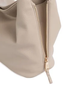 Kaliska M Beuteltasche Lederimitat beige