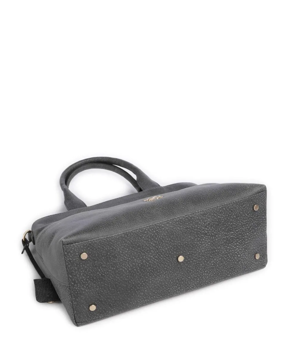 Kapstadt Handtasche Büffelleder anthrazit