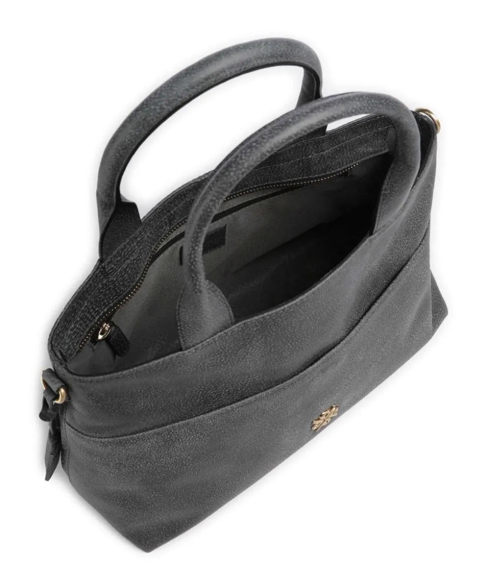 Kapstadt Handtasche Büffelleder anthrazit