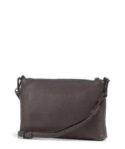 Karima Umhängetasche genarbtes Rindsleder taupe