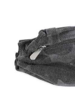 Karla Denim Schultertasche Baumwolle grau