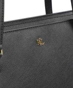 Karly Medium Shopper Saffiano-Rindsleder schwarz