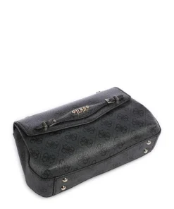 Katya 4G Logo Schultertasche Lederimitat anthrazit