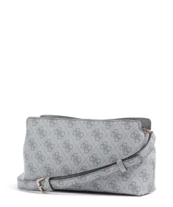 Katya 4G Logo Umhängetasche Lederimitat hellgrau