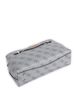 Katya 4G Logo Umhängetasche Lederimitat hellgrau