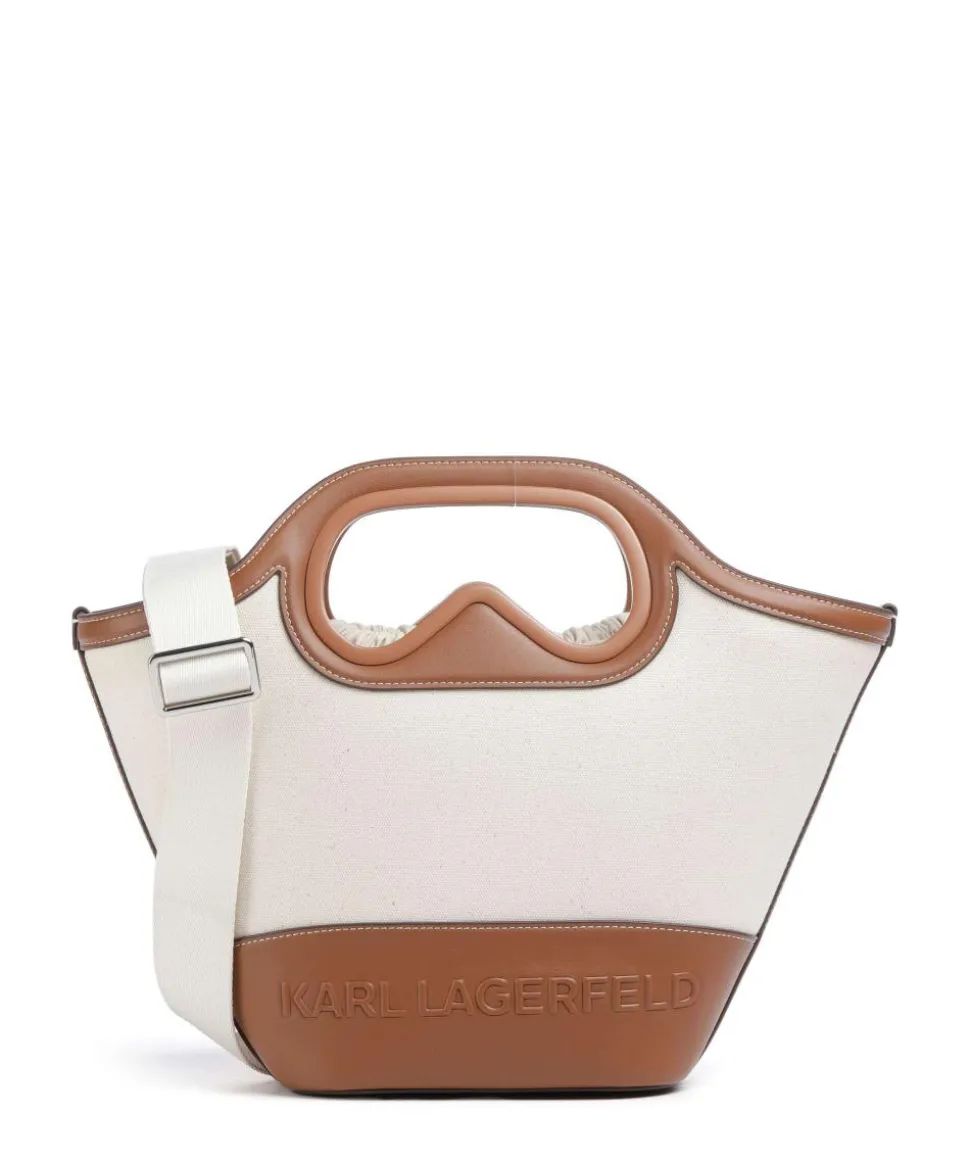 K/Aviator Handtasche Canvas beige/braun