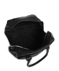 Kayla Archive 3D Leather Shopper genarbtes Leder schwarz