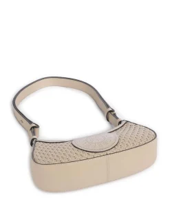 K/Circle Schultertasche fein genarbtes Rindsleder beige